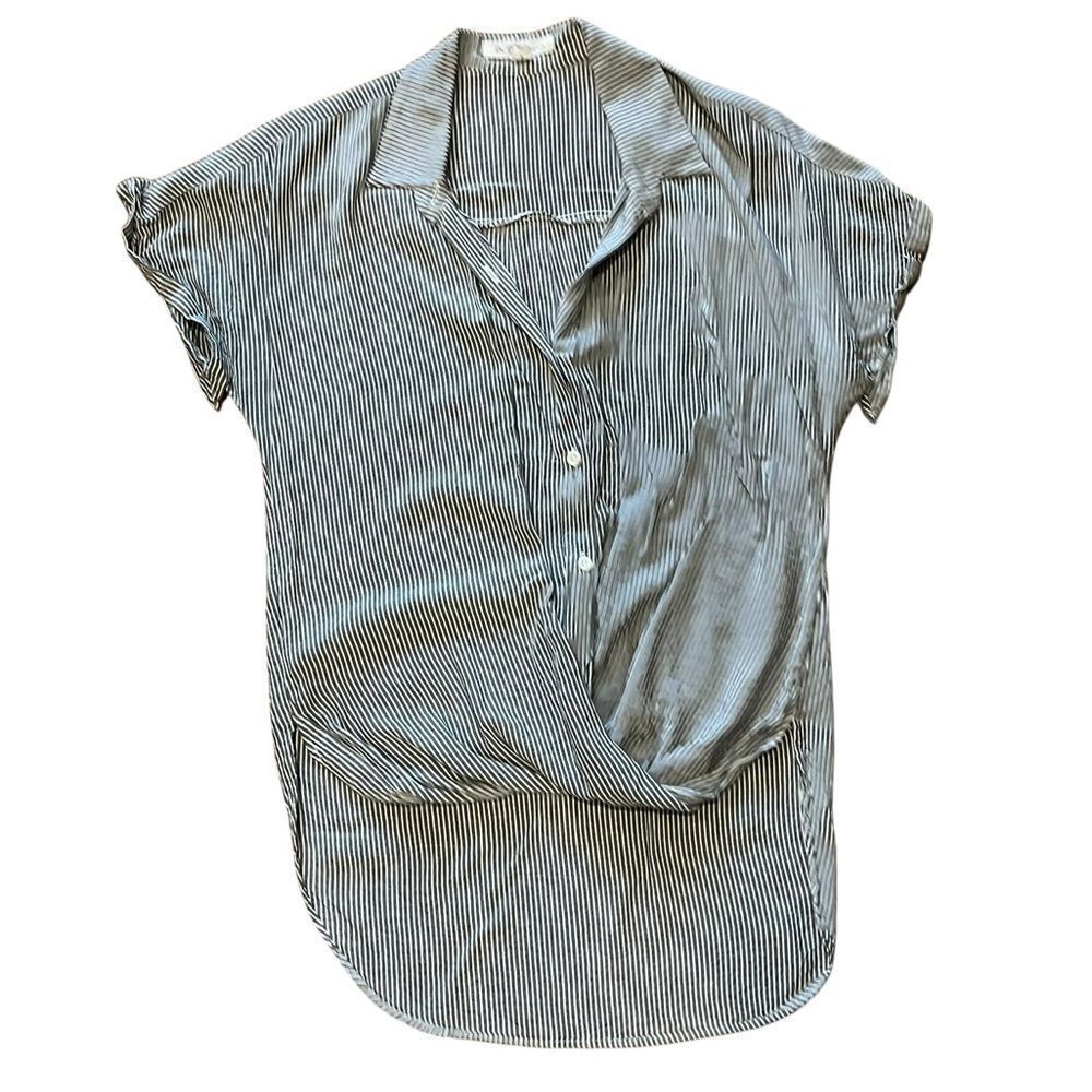 Revolve BCBGeneration Striped Button Down Wrap He… - image 8